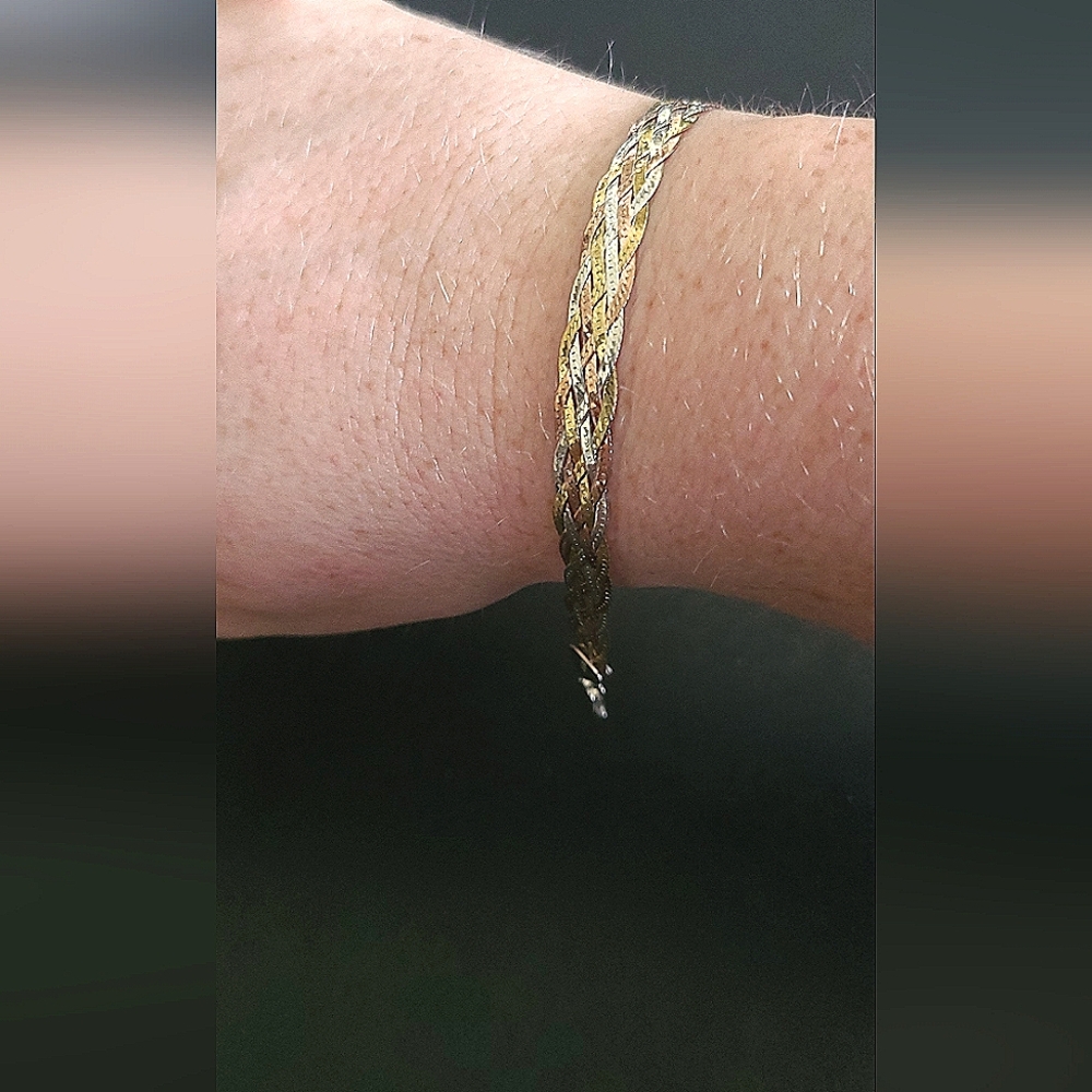 Braided Sterling Silver Bracelet